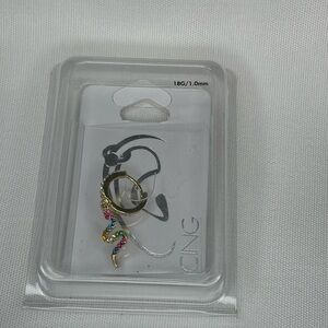 Icing Cartilage Snake Earring Multicolor